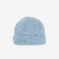 Load image into Gallery viewer, Verloop Knits Faux Fur Knit Beanie Periwinkle