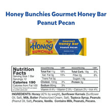 Load image into Gallery viewer, Honey Bunchies Peanut Pecan Bars
