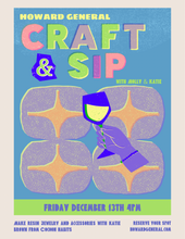 Load image into Gallery viewer, Craft &amp; Sip 12/13

