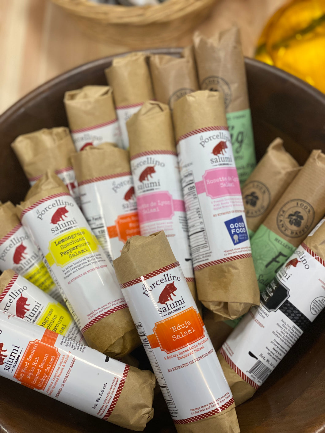 Il Porcellino Black Truffle Salami