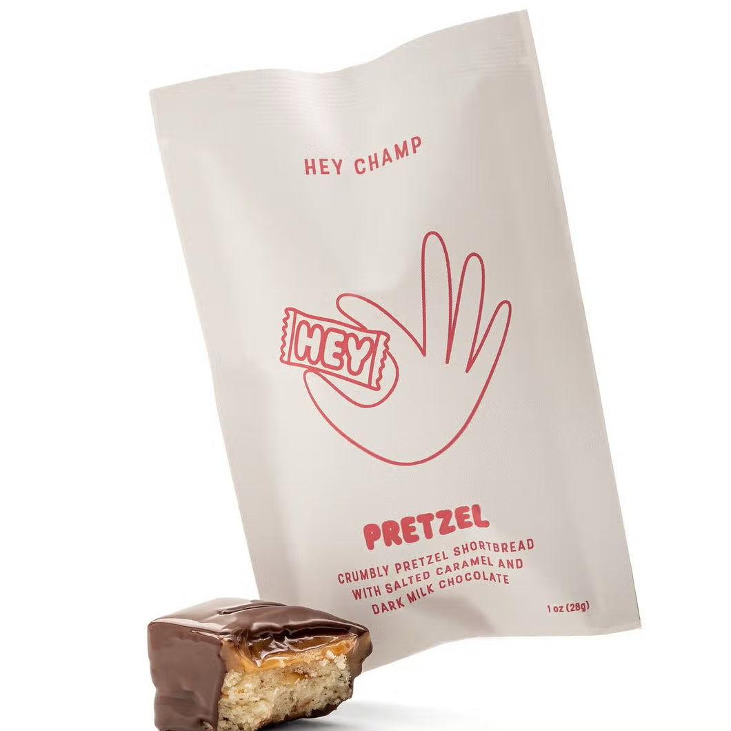 Hey Champ Pretzel Candy Bar