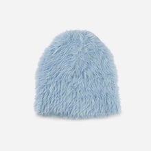 Load image into Gallery viewer, Verloop Knits Faux Fur Knit Beanie Periwinkle
