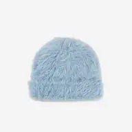 Load image into Gallery viewer, Verloop Knits Faux Fur Knit Beanie Periwinkle
