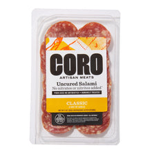 Load image into Gallery viewer, Coro Uncured Salami Classic Sliced

