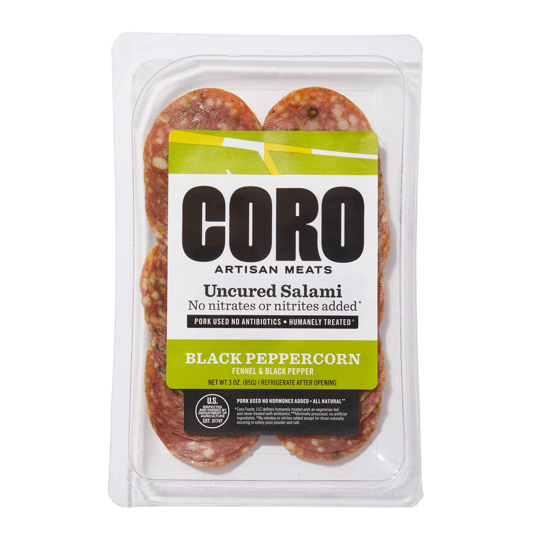 Coro Black Peppercorn Sliced