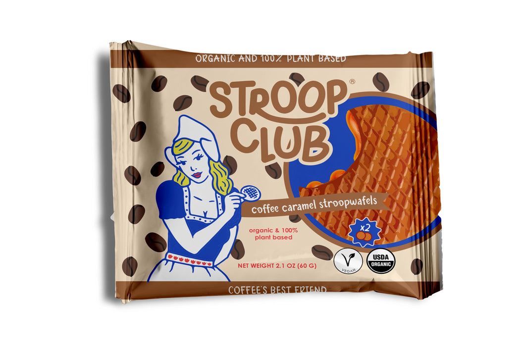 Stroop Club Coffee Caramel Stroopwafels 2 pack