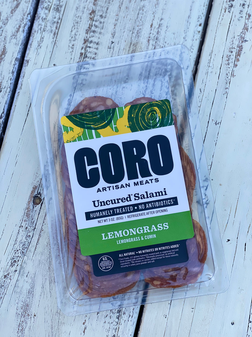 Coro Lemongrass Sliced Pack