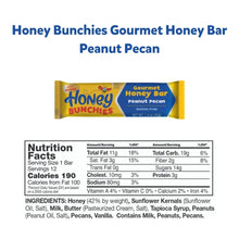 Load image into Gallery viewer, Honey Bunchies Peanut Pecan Bars
