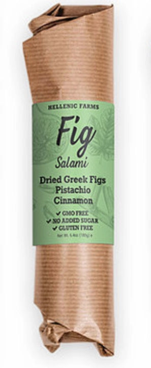 Vegan Fig Salami Pistachio Cinnamon