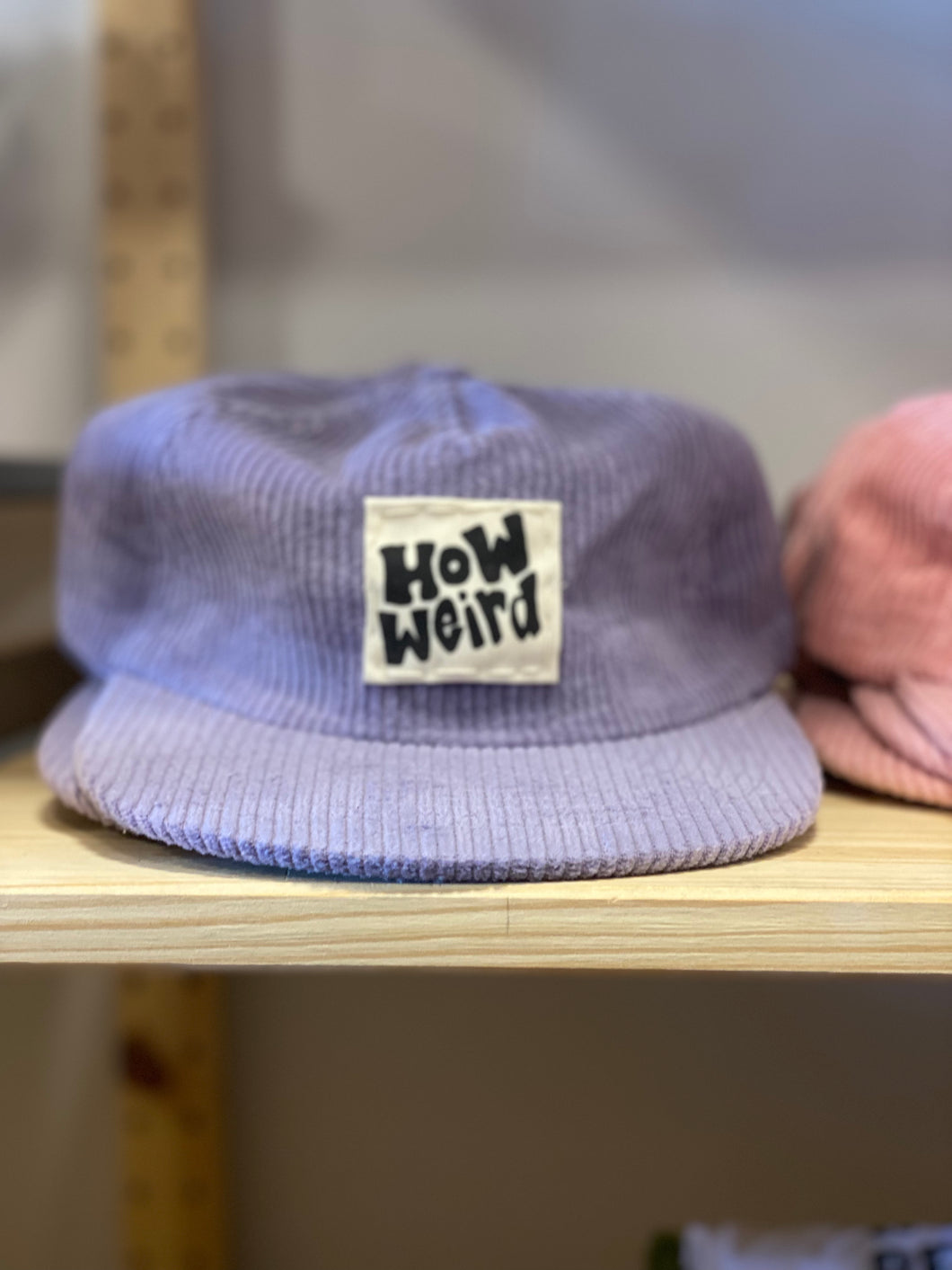 Purple Corduroy ‘How Weird’ Hats