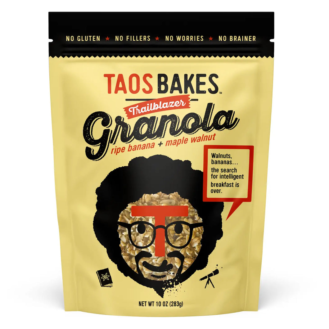 Ripe Banana Maple Walnut Granola Taos Bakes