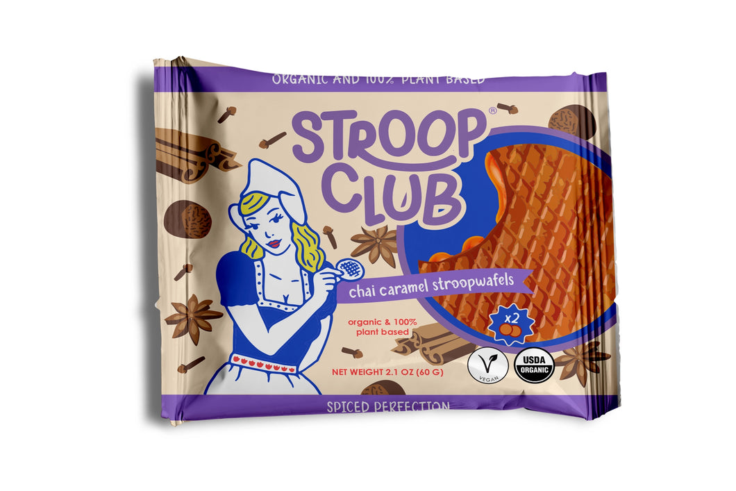 Stroop Club Chai Caramel Stroopwafels 2 pack